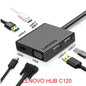  6 in 1 USB C Hub USB 3.0 HDMI 4 K VGA voor 