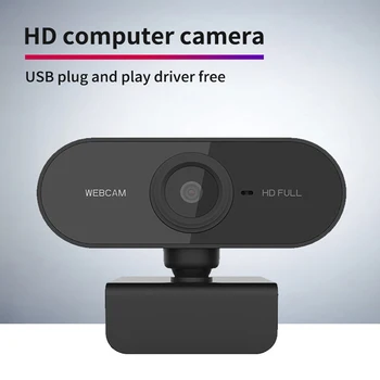  ZUIDID 1080P Full HD Live Nešiojamas Vaizdo skambučius Kompiuterio Su Mikrofonu USB Kištukas Ratai Laisvai Pasukti Kamerą