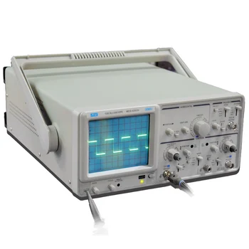  Didelis stabilumas Analoginis Oscilloscope MOS-620CH Dual Pėdsakų Oscilloscope,Maksimalus Jautrumas 1mV/div，0.2 mums/div.